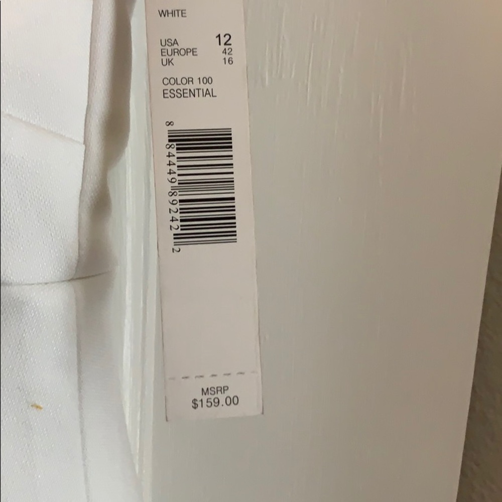 Antonio Melani white dress size 12 NWT - Picture 5 of 5